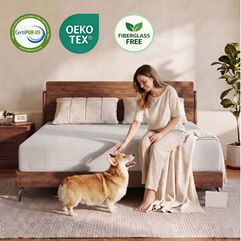 Zhovac 6 inch Memory Foam Mattress,Medium Firm Twin size Mattresses in a box,CertiPUR-US,Adult