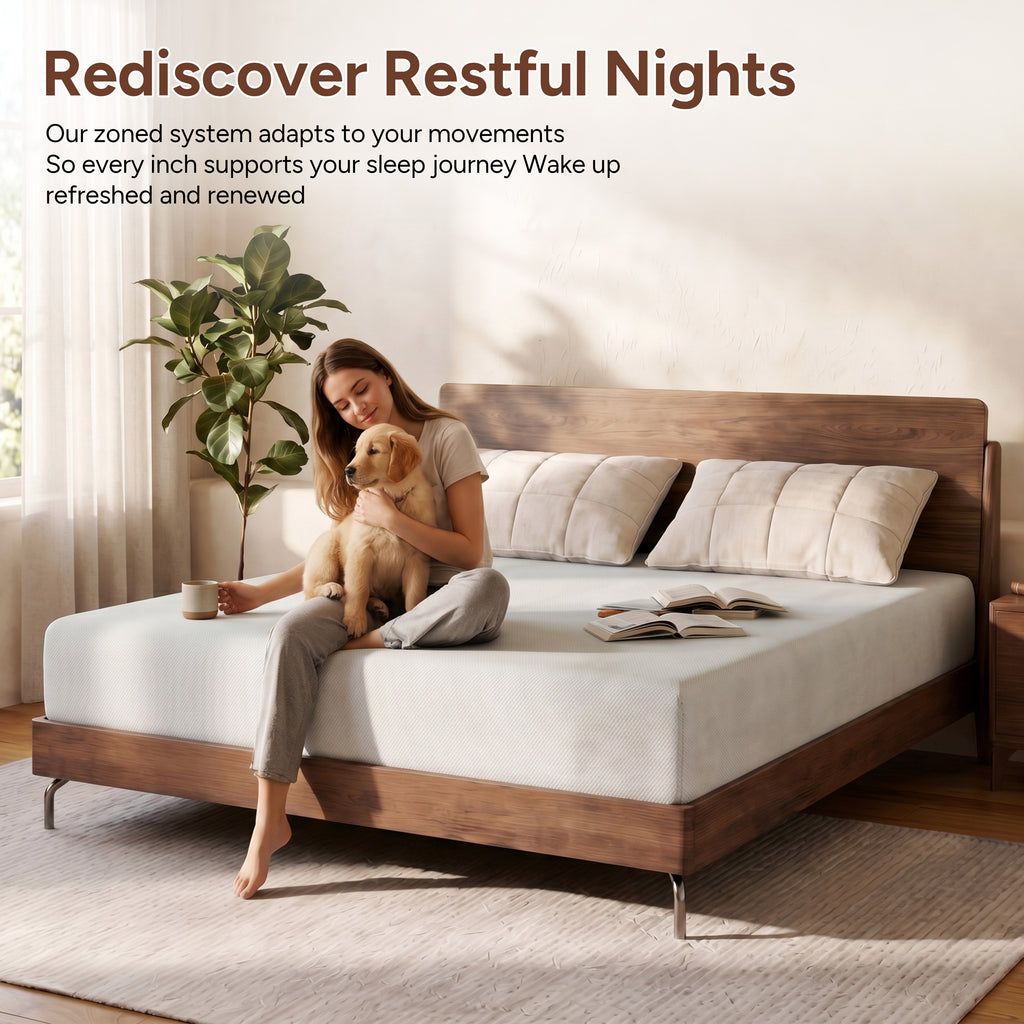 Zhovac 6 inch Memory Foam Mattress,Medium Firm Twin size Mattresses in a box,CertiPUR-US,Adult